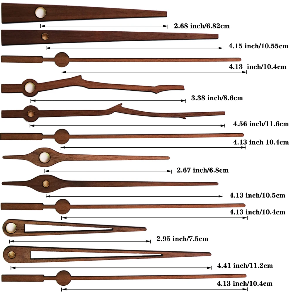 Sangtai 5168S Silent Sweep Clock Machine Wall Watch Mechanism Wall Clock Movement With Wooden Needles