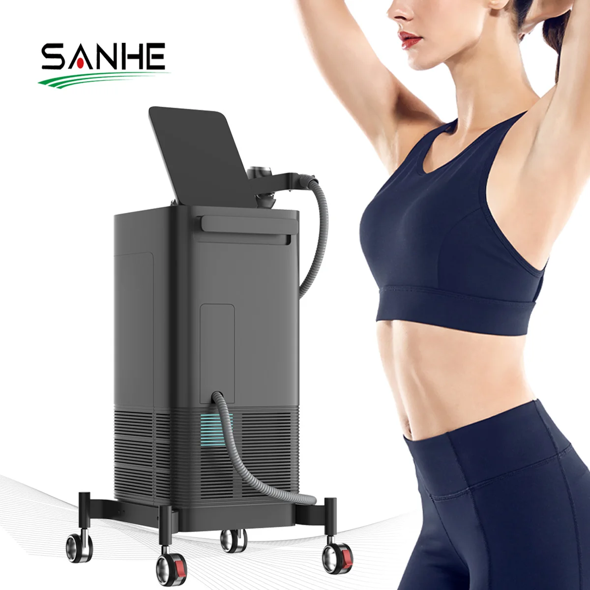 SANHE HIDL-1800W High Power Diode Laser 808nm Diode Laser With Strong Cooling Handle Hair Removal Machine
