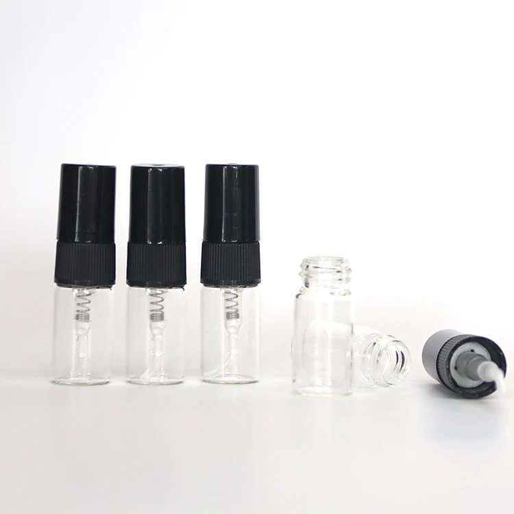 Factory sale cheap price mini perfume glass bottle with plastic spray cap