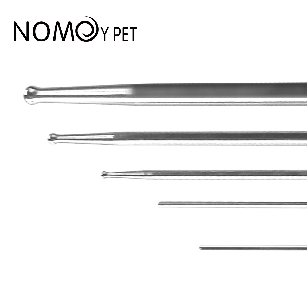 New Reptile Accessories Stainless Steel Round Ball Tip Snake Gender Probe Kit Sexing Probe Set
