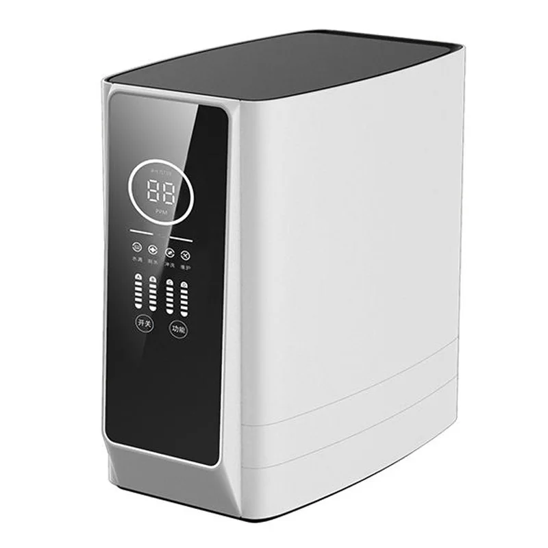 Under Sink TDS Filter Life Display Self Clean Water Filter OEM ODM 400G 600G 800G Large Flow RO Water Purifier