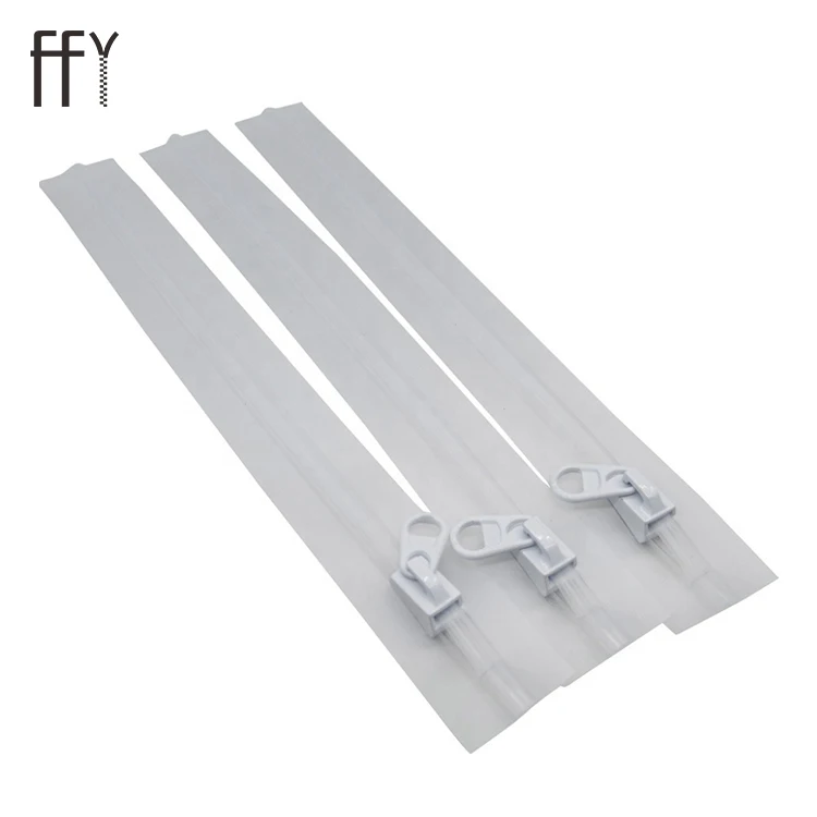 Widely Used Garment Bags Shoes TPU Custom Size Waterproof Plastic Zipper