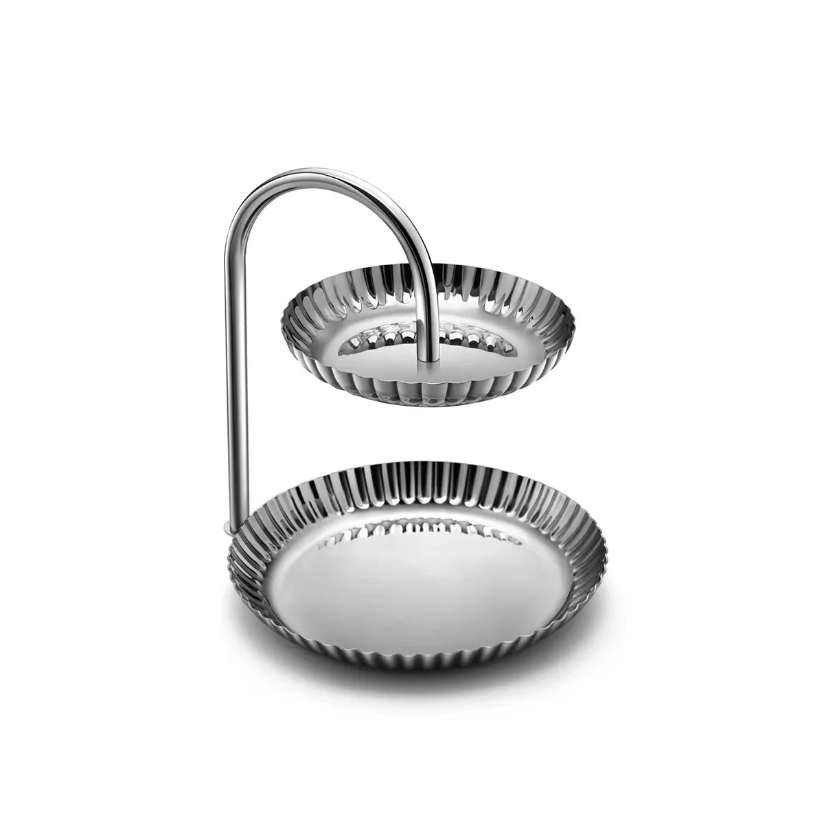 Luxury High Quality Silver Plated Stainless Steel Dessert Display Rack for Wedding Party