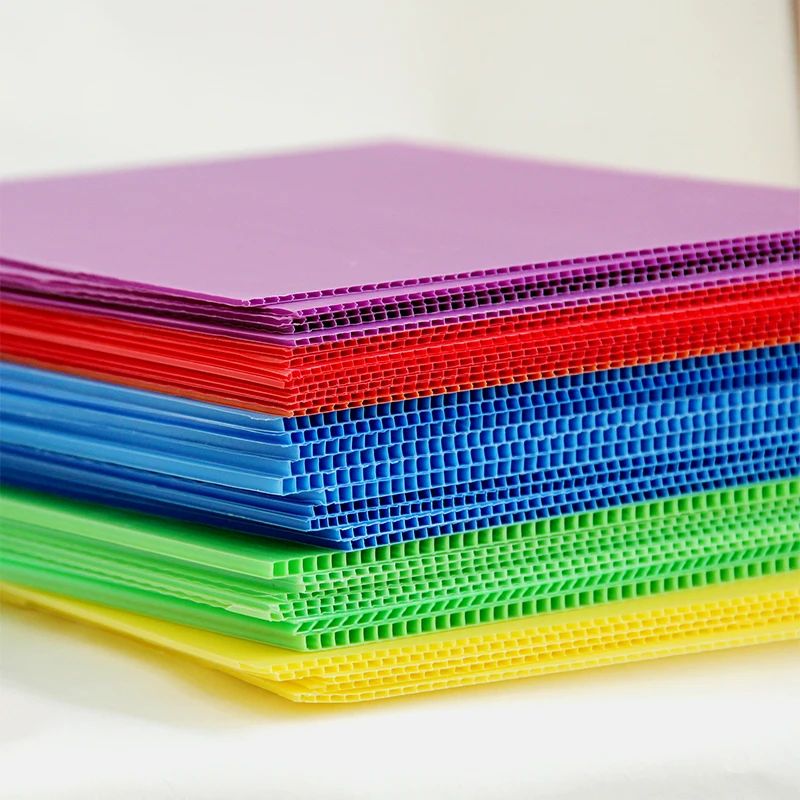 Waterproof light weight 2mm 3mm 4mm 5mm 6mm corrugated plastic sheet corflute signs display pp corrugated