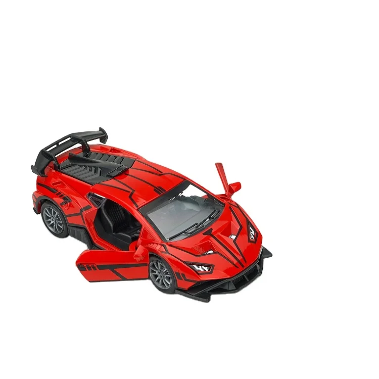 3 Color Mixed 12 Pieces/display Boxed 1:32 Alloy Model Bugatti Fire Dragon Door Pull Back Car for Kids