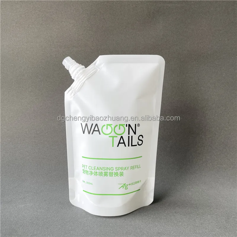 Custom Extrusion Resistance Liquid Paint Bag 1L 2L Pigment Refill Packaging Pouch Custom Acrylic Paint Corner Spout Pouch