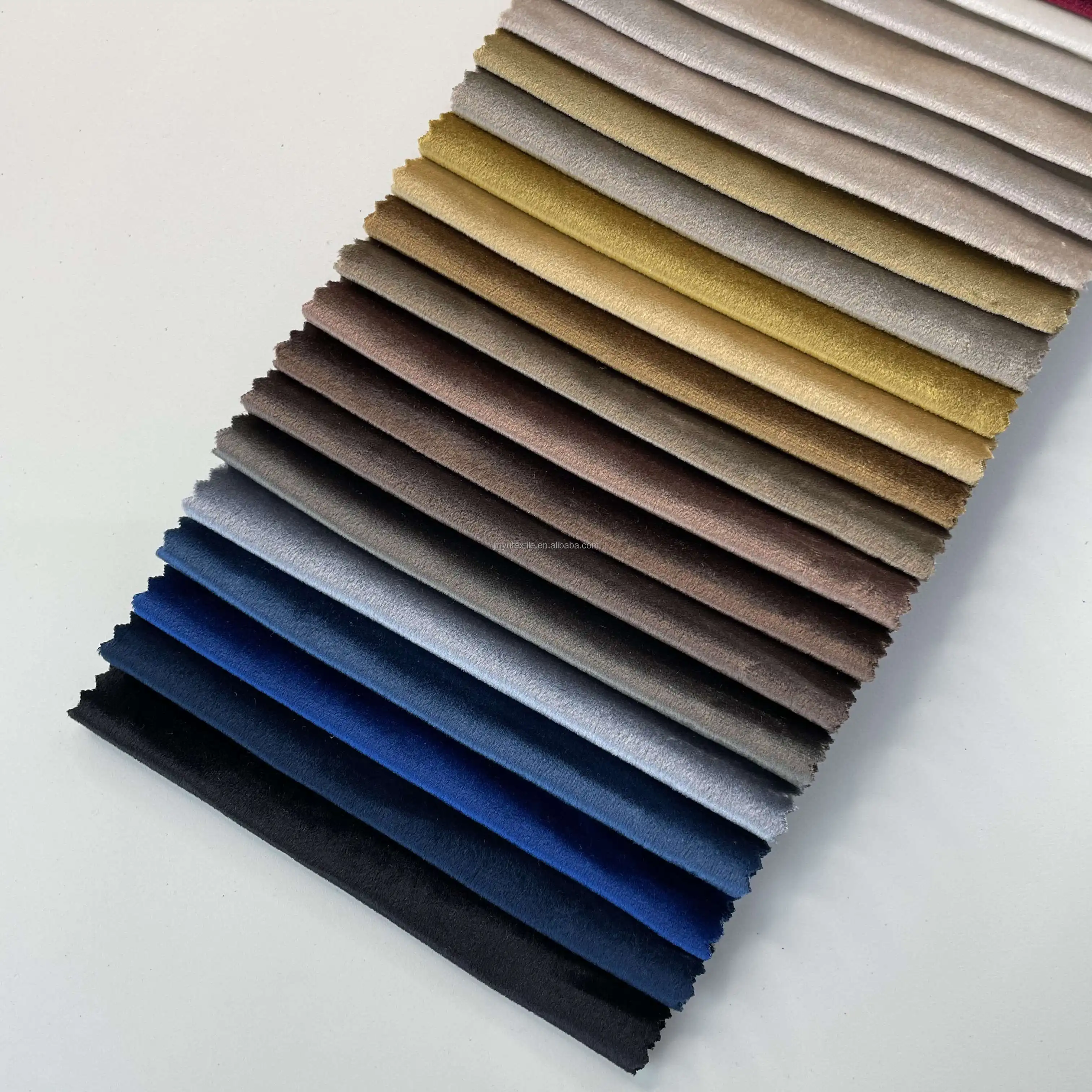 warp knitted sofa fabric sofa cover shinning quality polyester fabric italy velvet for funiture