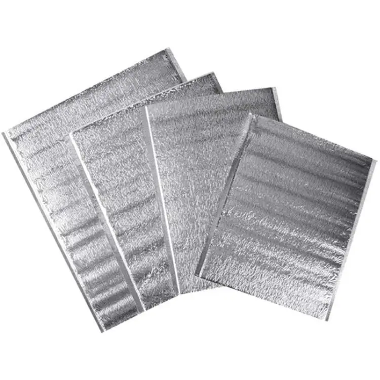 disposable aluminum foil epe foam hot cold pizza delivery insulation thermal insulated cooler bags for food packaging