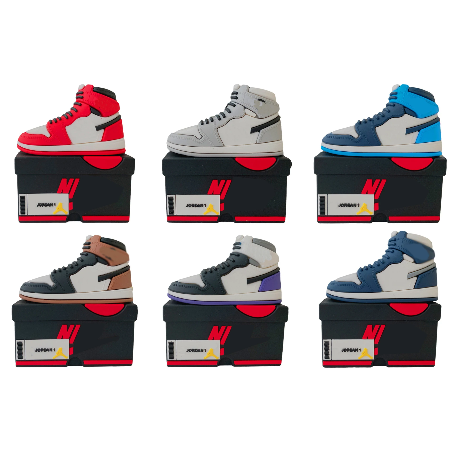 Sneaker Shoe AJ Silicone 3D For Air cases 1/2/Pro case