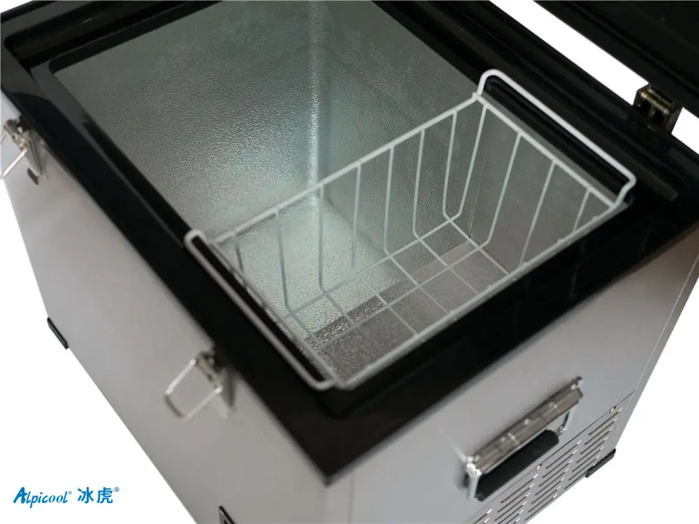 BCD125 Alpicool 125L car refrigerator fridge freezer with Two Cabinets 12V