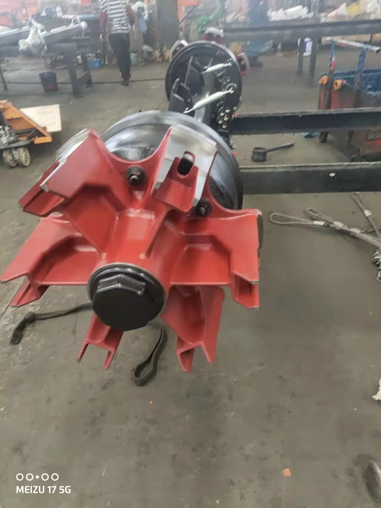 Spoke Series American Type Truck Axle Spindle Lowbed Trailer Semi Trailer Axles For Sale