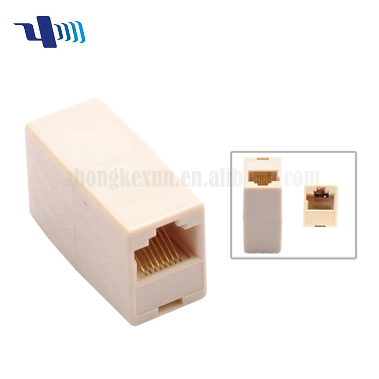 Extender Female To Female Straight Modular RJ45 Inline Coupler for Connecting Two Network cables