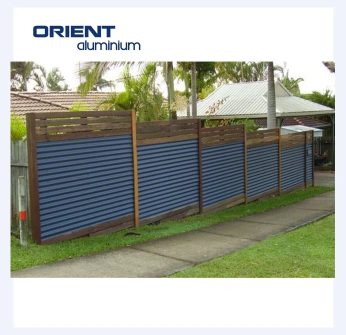 Factory Directly Supply Country High Quality Aluminum Ornaments Fence Panels Metal Fencing Material Outdoor Farm Fence