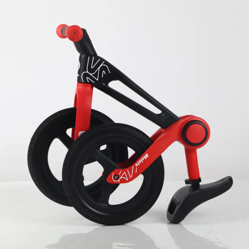 new high quality nylon plastic foldable kids bicycle Baby Walker Balance Bike Children Bicycle Scooter for outdoor sports