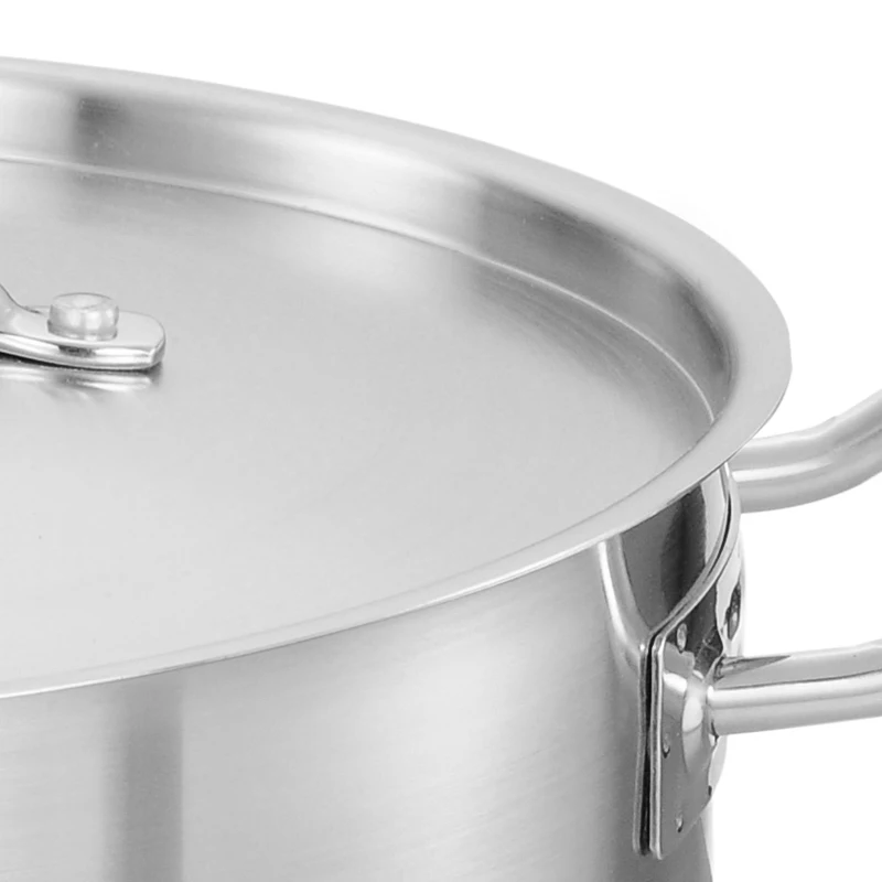 34Cm Cookware Stainless Steel Professional Commercial 24L Cooking Pot Induction Stock Pot