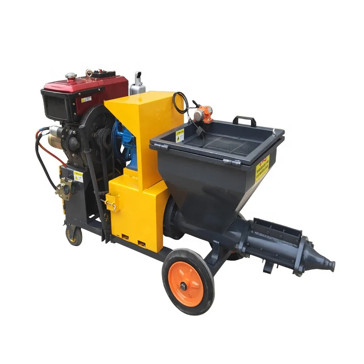 YG complete specifications wall cement plaster mixing spray machine mortar spraying equipment