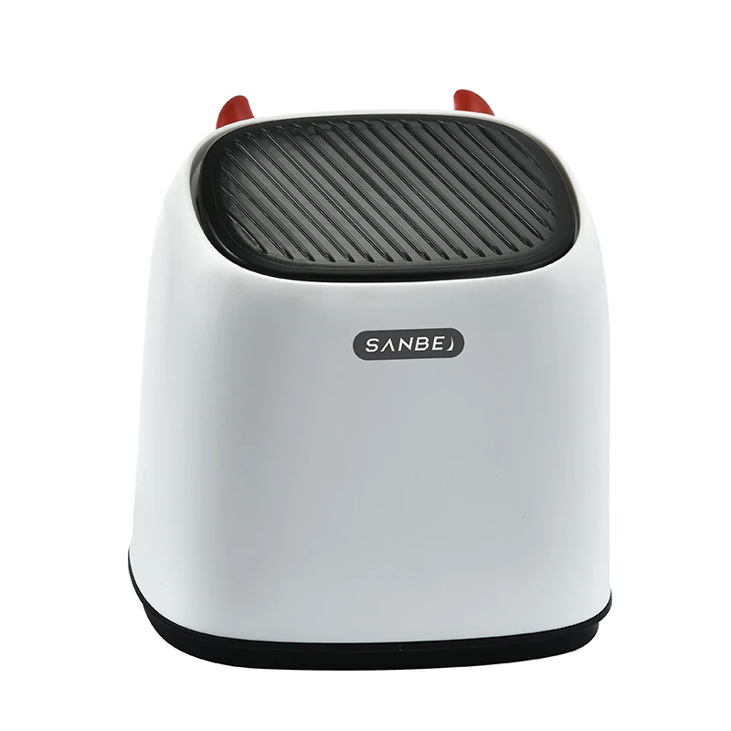 Pressing type New design Mavericks shape Office mini trash can plastic desktop waste bin