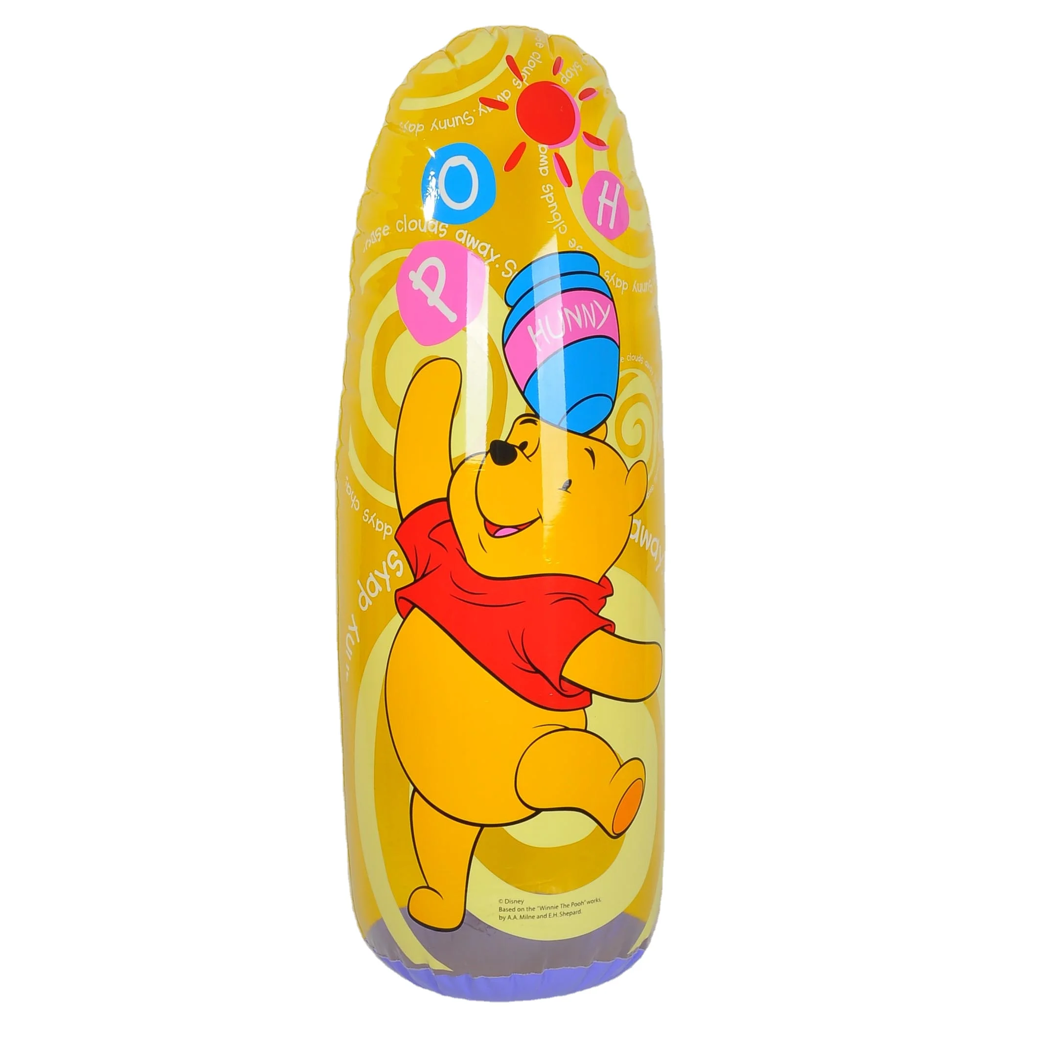 PVC Inflatable Tumbler Toy Boxing 3-D Bop Bags Inflatable Air Punching Bop Bag for Kids