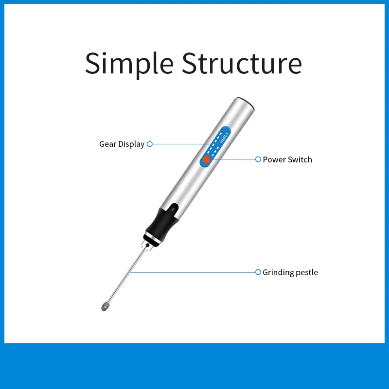 US Plug Electric Portable Mini Handheld Electric Tissue grinder