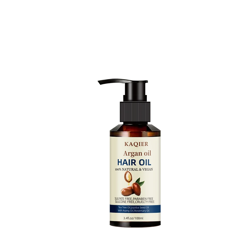 OEM Customized Keratin Moisturizing Argan Oil Essential Oils Smoothing Enhances Shine Hair Treatments Oil For Hair