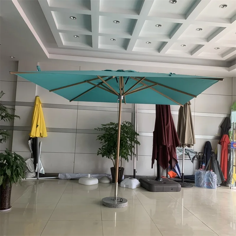 Автоматическое открытие открытый круглый квадратный большой зонтик для внутреннего дворика садовый Пивной Напиток бар