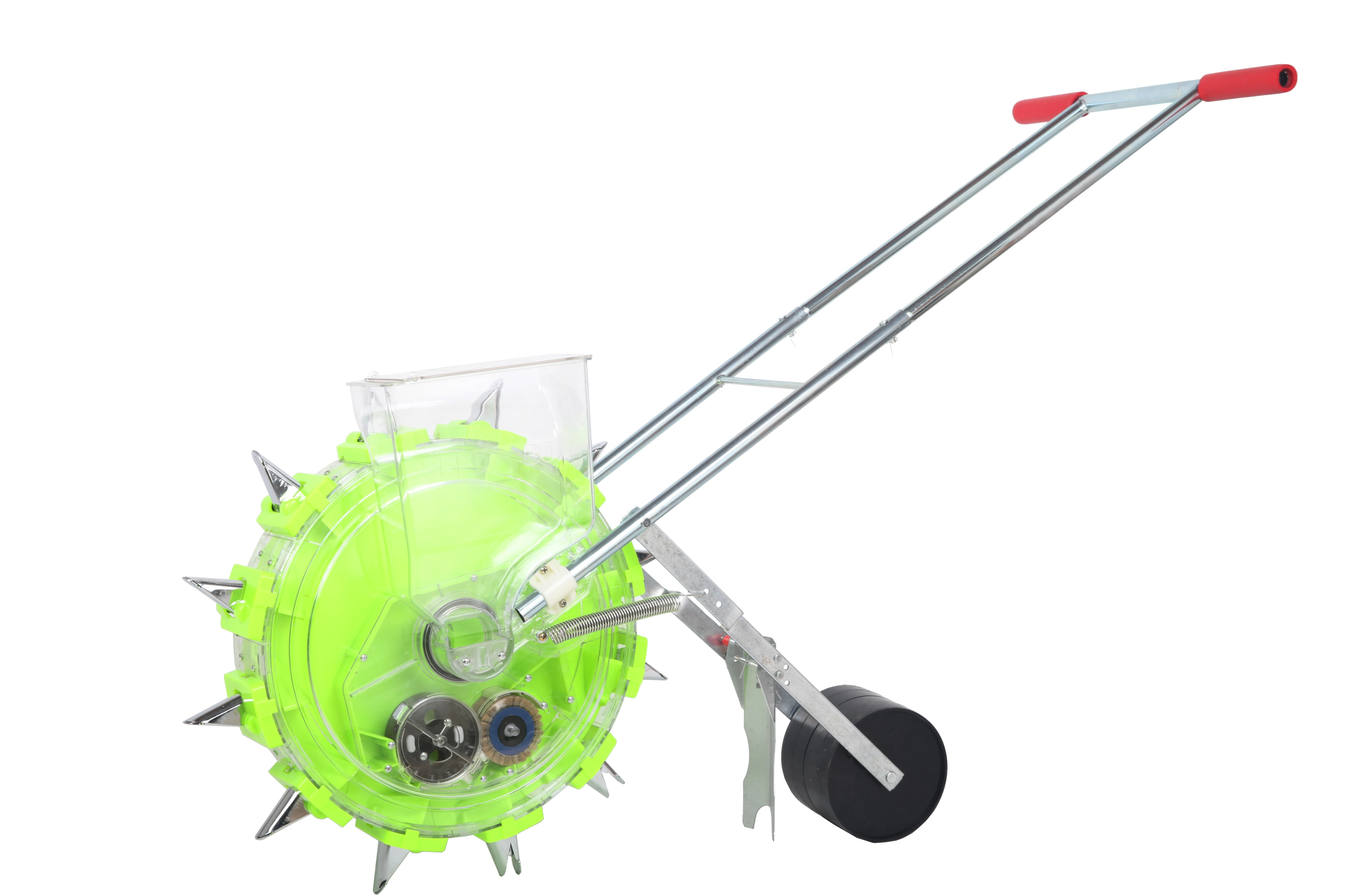 Sales of popular new hand-propelled household small seeder hand-planted corn, soybean, peanut and cotton agricultural machines