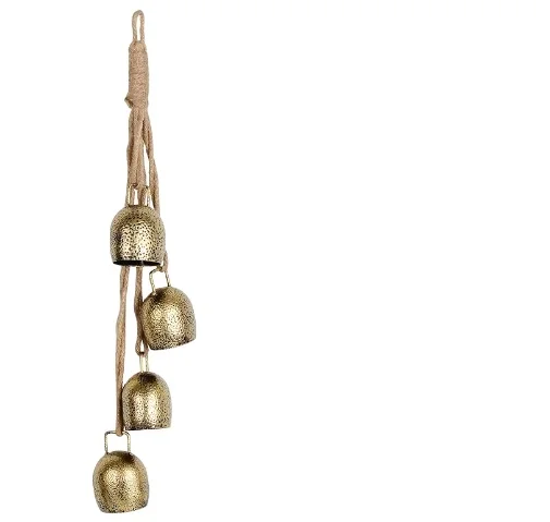 Cow Bells Ornament Christmas for Decoration Decorative Bells Metal Tibetan Inspired Meditation Decorative Cow Bell