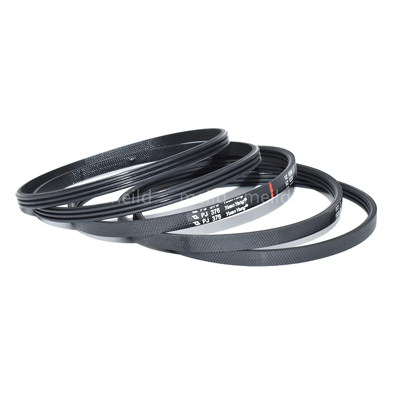 pj376 V-ribbed belt pj Rubber V-ribbed belt pj Molded V-ribbed belt