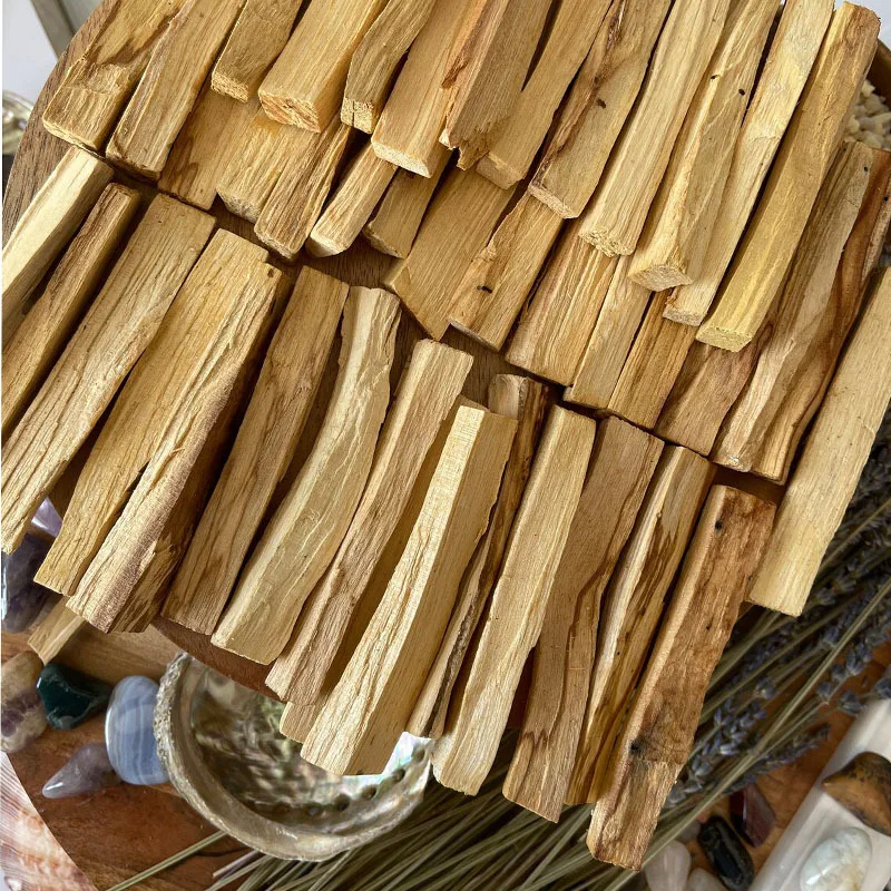 Высококачественные Выгравированные палочки Palo Santo Smudging Peru материал древесных листьев ароматический логотип настраиваемый