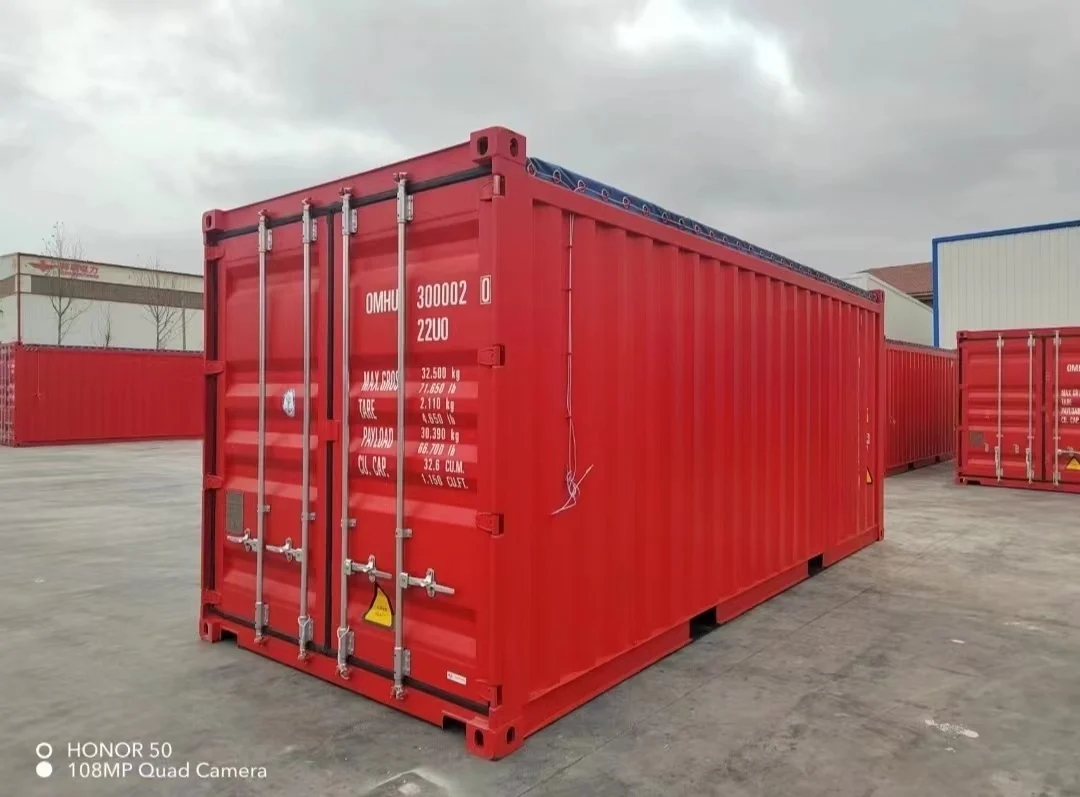 Контейнер с открытым верхом 20OT, изготовление контейнера на заказ, транспортировочный контейнер
