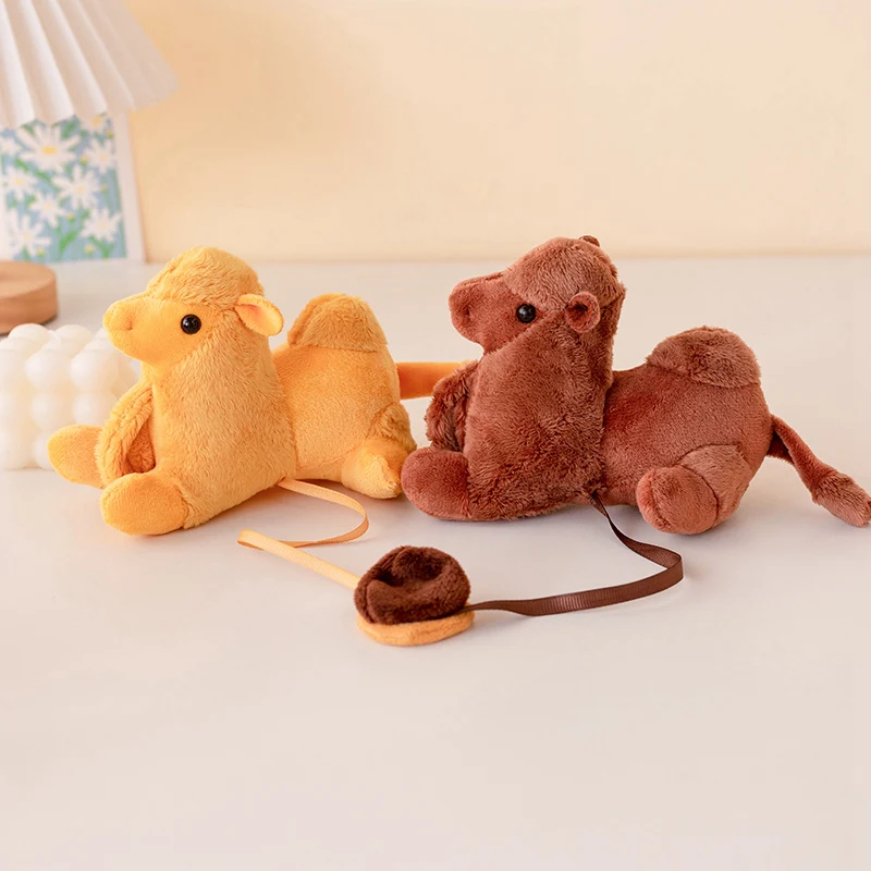 Magnetic Shoulder Plush Custom 15cm Cute Camel Toy Shoulder Standing Trendy Accessories Factory Sale Shoulder Plush