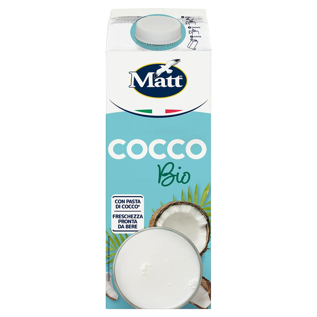 High Quality Italian Matt Coconut Milk Plant-Based Drink Vegetable Milk Healthy Drinks For Export