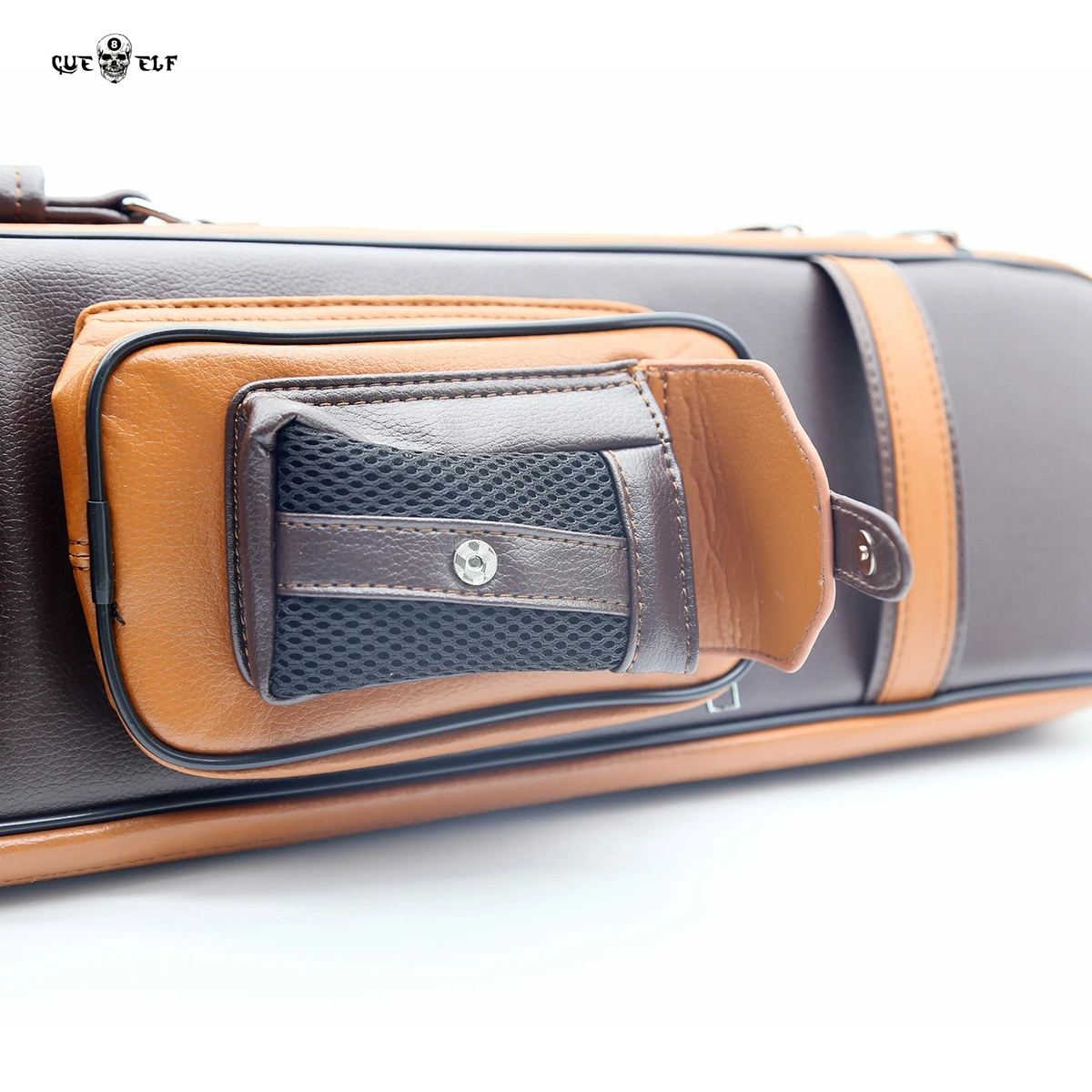 Cueelf  2 Butts*4 Shafts Carom Stick Case / 6 Holes Billiard Case/ Carom Cue Case Carry Case