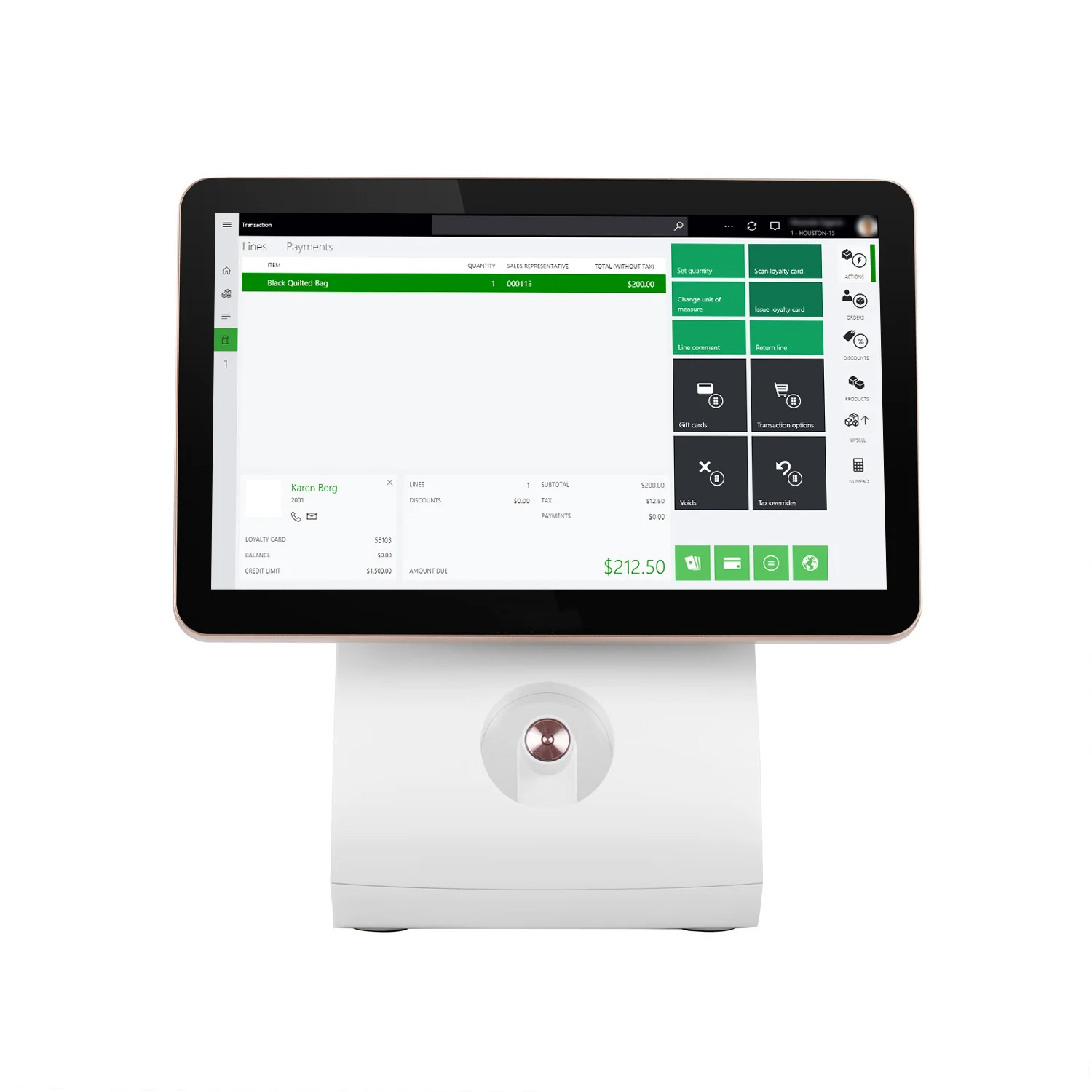 15' Pos Machine Nfc Dual Screen All in One Point of Sale System