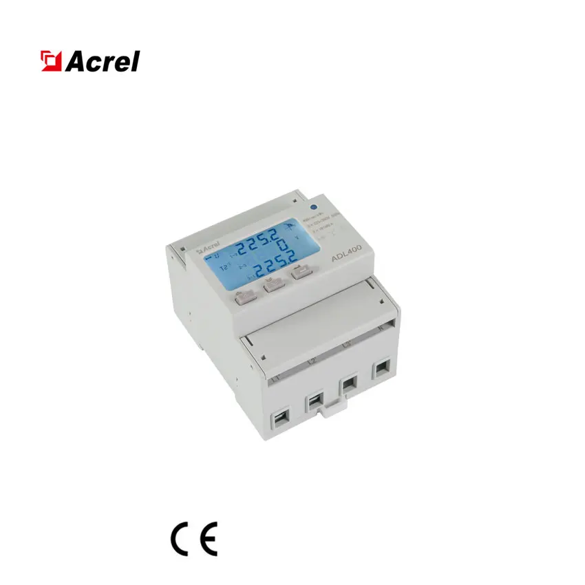 Acrel ADL400-C din rail energy meter three phase with lcd display & rs485 modbus for energy management solution