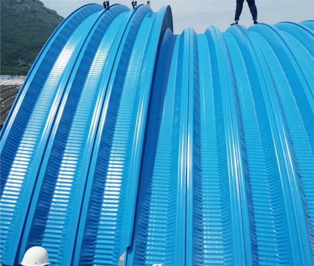 2024 Hydraulic metal arch galvanized corrugated steel profile roof panel sheet brief curving bending roll forming machine