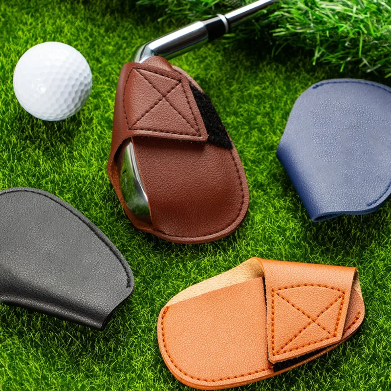 Tailored Golf Irons Cover Custom Leather Golf Club Iron Covers Durable Iron Head Protectors as Gift for Golf Lover