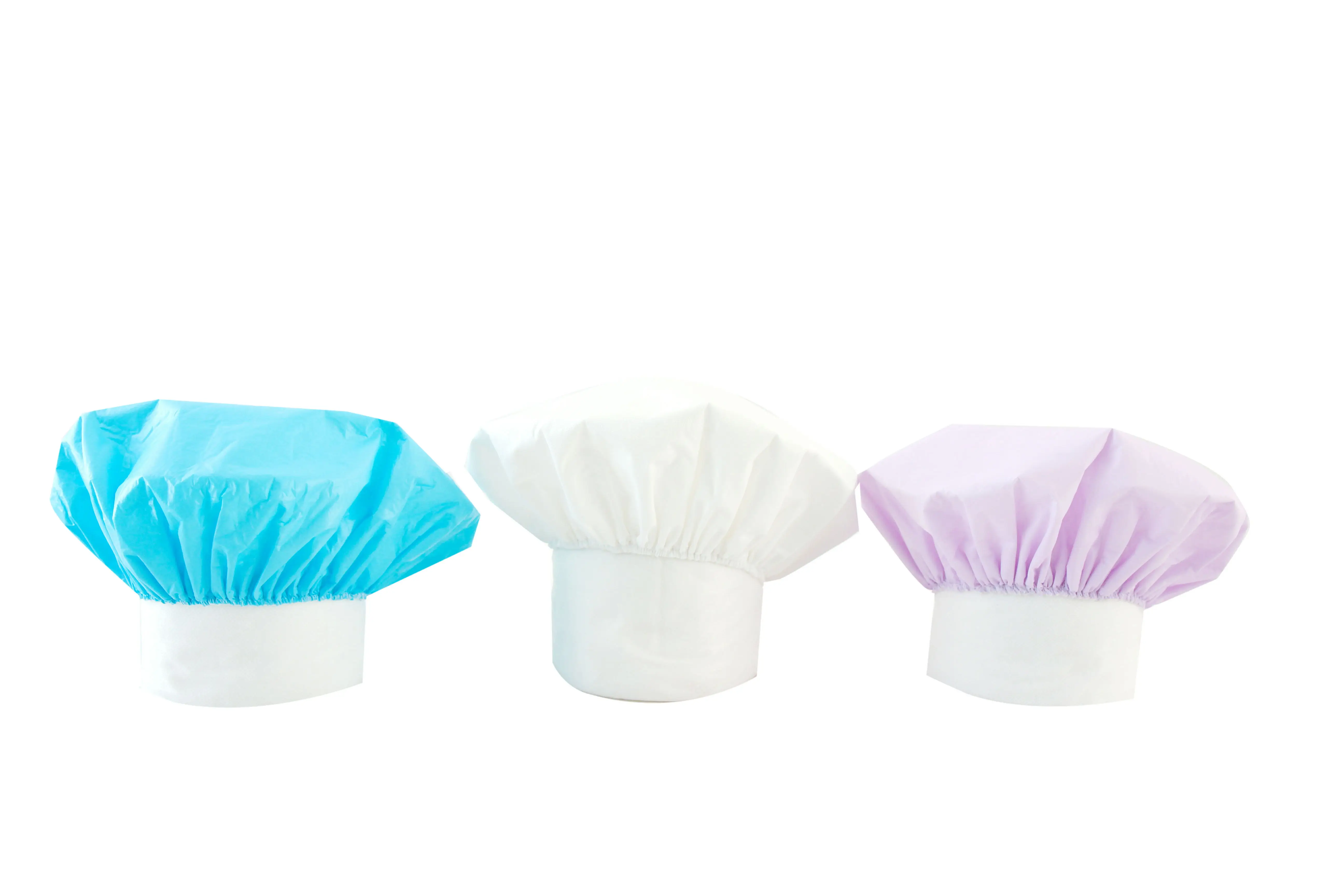 Ladies bath cap high quality Nonwoven waterproof wet disposable shower cap OEM brand