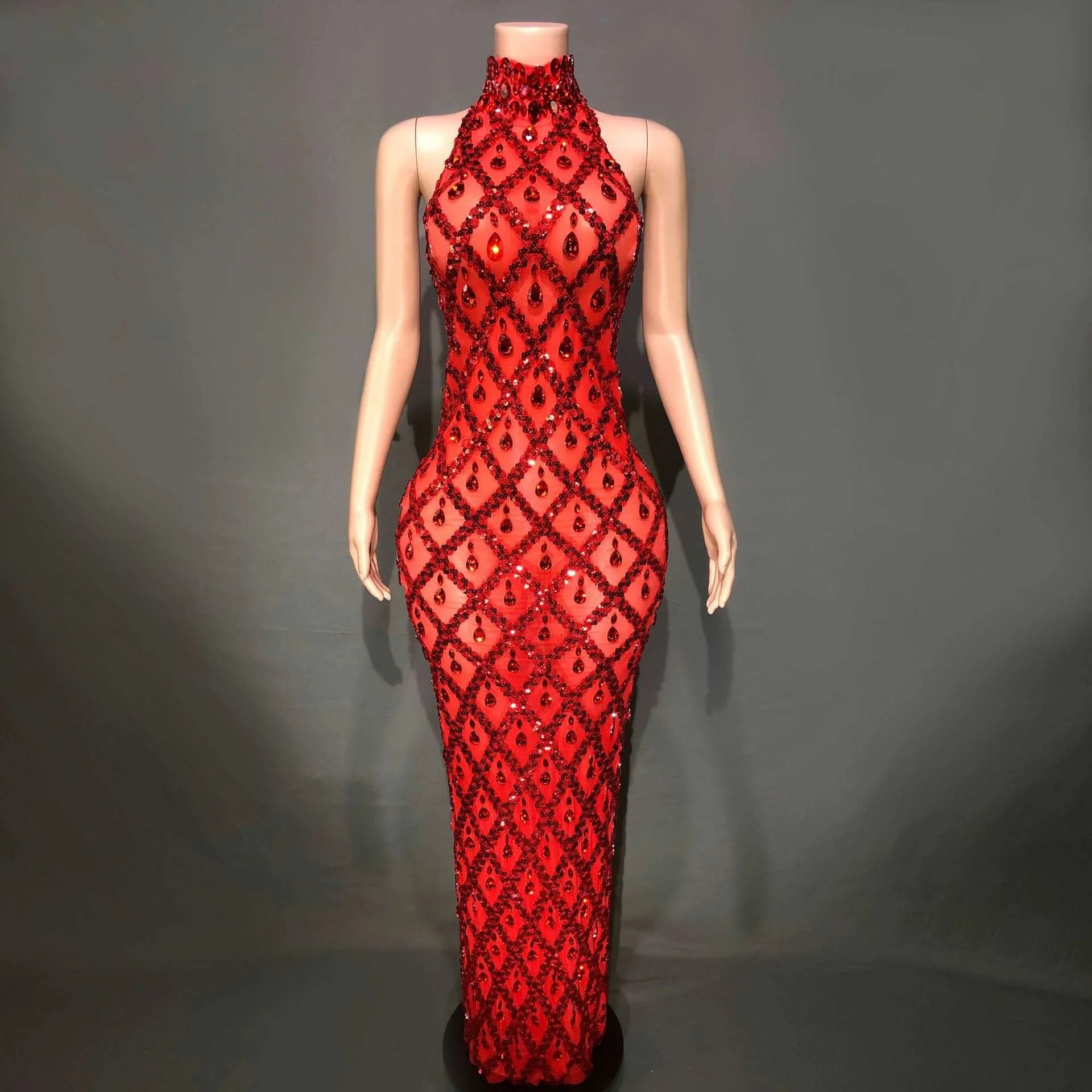 New arrival evening woman long sleeve square collar ruched formal party wrap midi dress