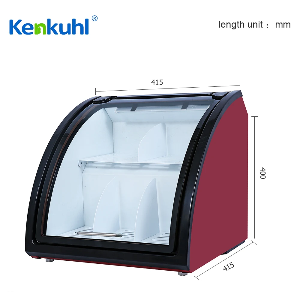 Kenkuhl Mini Counter Top Chocolate Cooler Chocolate Display Refrigerator Candy Showcase