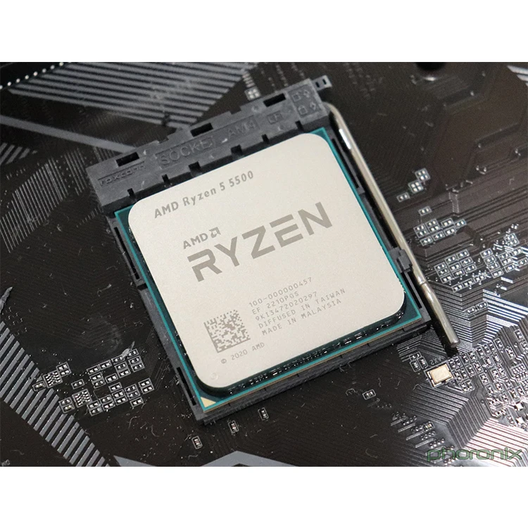 AMD Ryzen 5 5500 Used Desktop Processor (r5)7nm 6-core 12-thread 3.6GHz 65W AM4 Interface Boxed R5 CPU used for Desktop