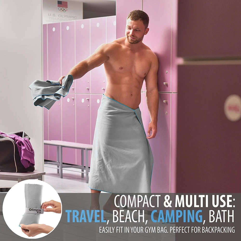 Microfiber Towels Bath Set Gym Face Hand Towel Custom Microfibre Beach Towel for Yoga Sport Cooling