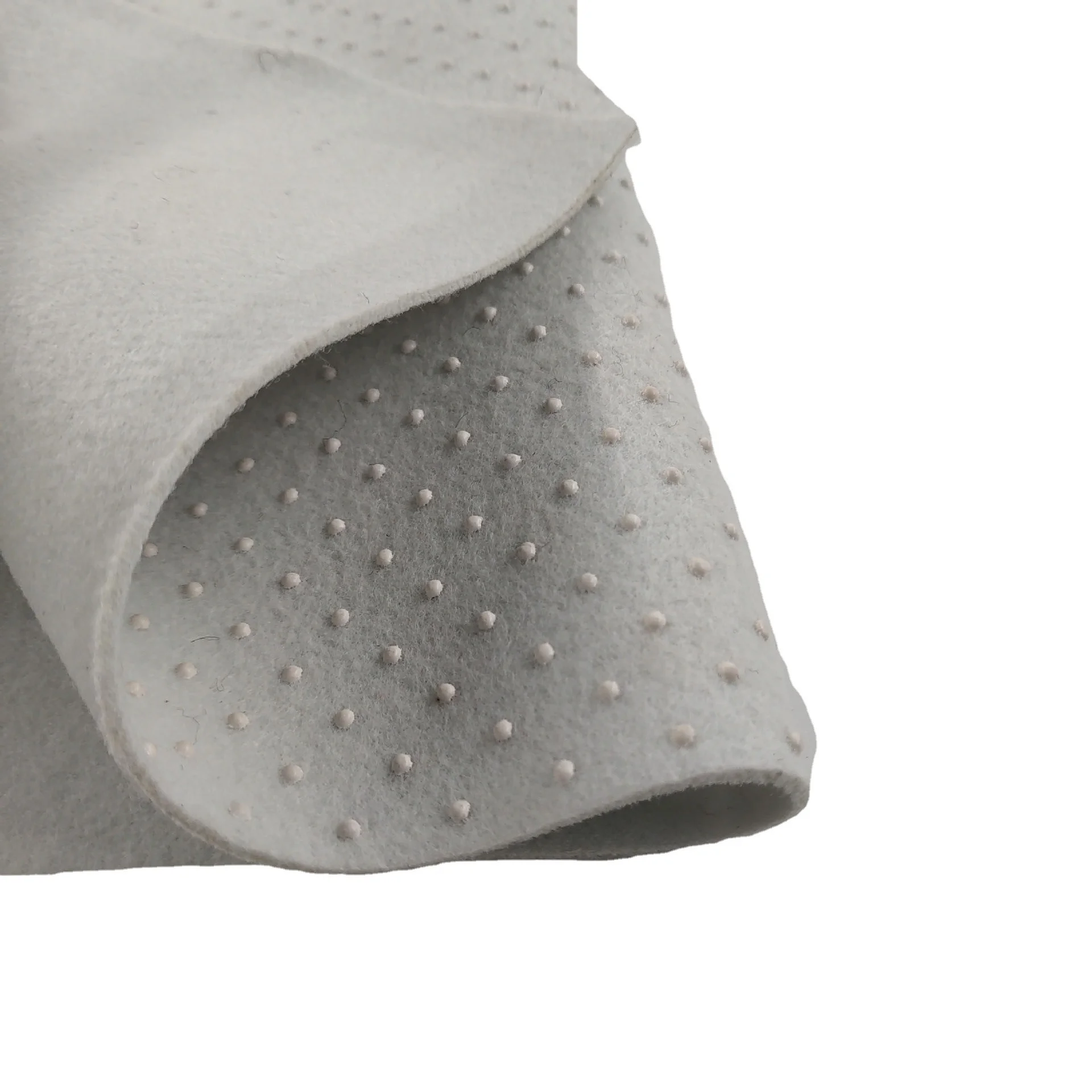 Нетканая Полиэстеровая войлочная ткань с противоскользящим покрытием из