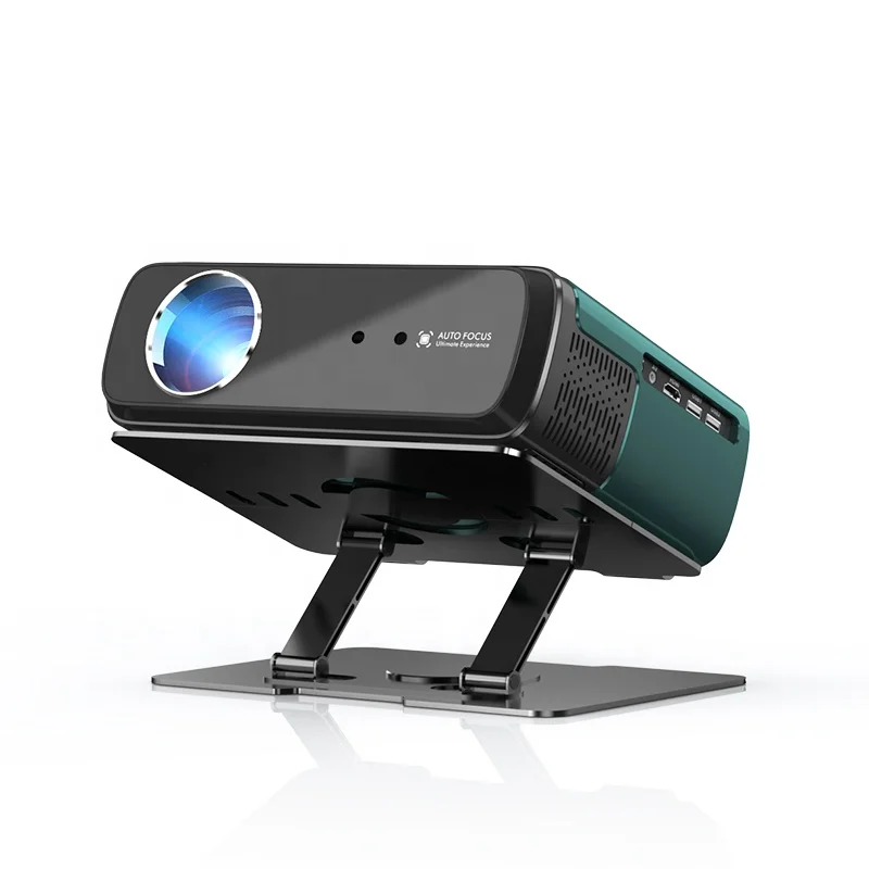 CAIWEI A8 1000ANSI Portable Cinema Beamer 1080p Support 4k 8k Led Projector Home Theater Office Meeting Projector With Brackets