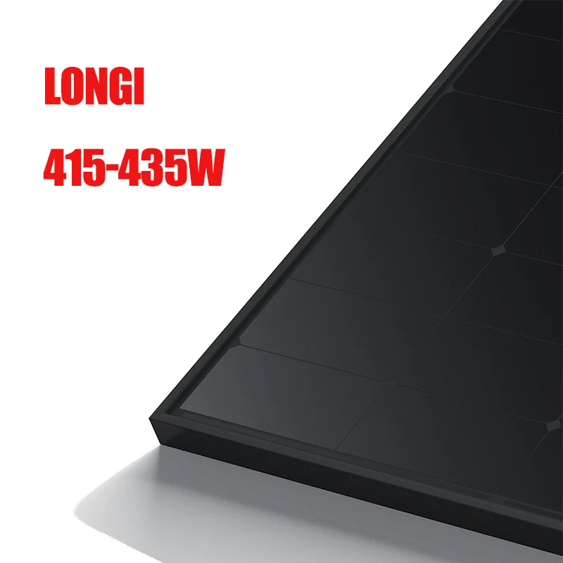 Черная солнечная панель Longi 415 Вт 420 425 430 435 высокоэффективные солнечные панели