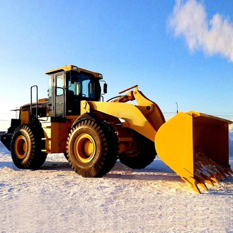 5 ton Front Loader Machine Wheel Loader ZL50GN LW500FN with Rock Bucket Hot Sale