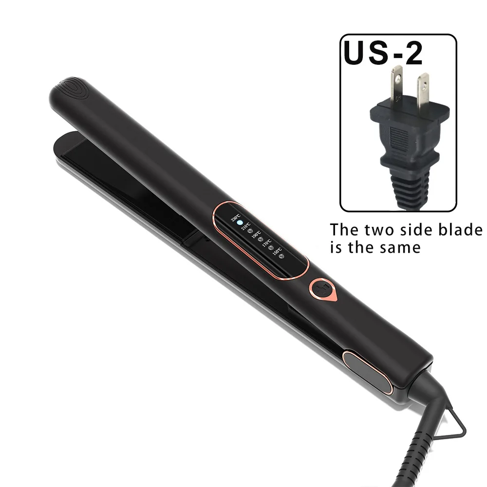 IFINE Beauty New arrival 2-in-1 500f super high temperature professional hair straightener&curler with 1 inch ceramic flat iron