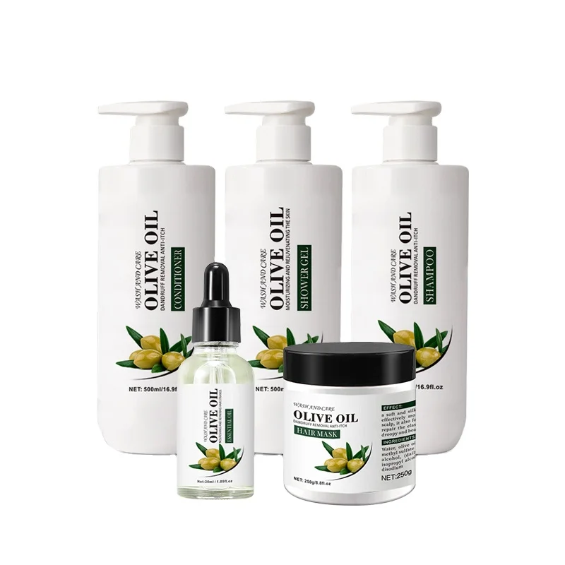 Olive Oil Shampoo Conditioner Shampoo Hair Salon Hot Selling Professional Hair Salon and Home Use 500ml Factory