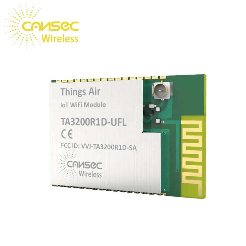 Cansec Wireless TA3200R1D-UFL TI CC3200 R1M2RGCR 802.11b/g/n IoT Solution Low-Power-Consumption WiFi Module