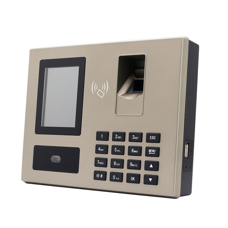 TCP/IP Network face fingerprint time and attendance machine large capacity storage real voice prompts standard with access